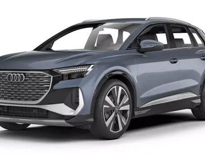 Audi Q4 e-tron S-line 2022 3D model