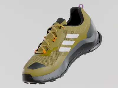 outdoor shoes adidas terrex ax4 photorealistic 3D model