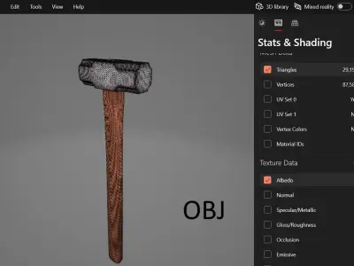 Hammer model 3D model