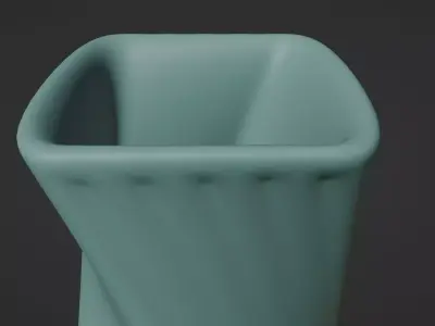3D Printable Decorative Vase Model 3D print model
