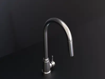 interior design bathroom taps 3D model