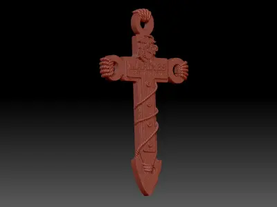 Cross 3D print model