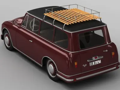 P70 Kombi 1955 3D model