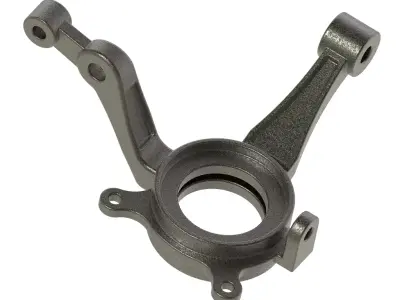 Vehicle Steering Knuckle 3D print model