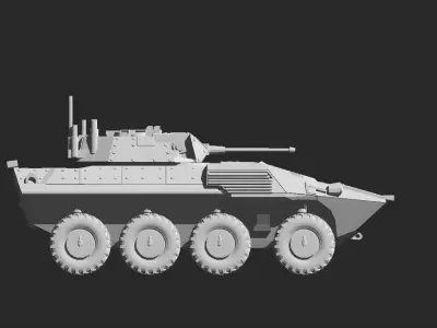 B2 centauro 30mm concept 3D print model