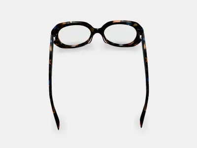 Rosetta Eyeglasses in Amalfi Tortoise 3D model