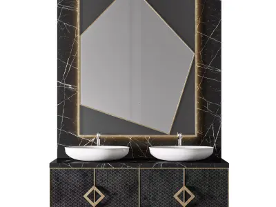 Luxury Bathroom 110 3D model