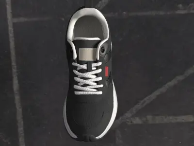 Sneaker with substance painter  3D model