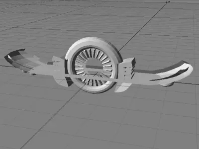 Hoverboard - Type 2 3D model