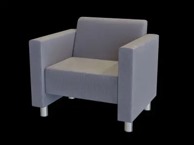 Granada Sofa 02 Low-poly 3D model