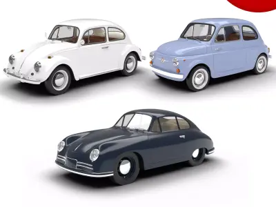 Pack Old cars 1945-1965 HQ interior