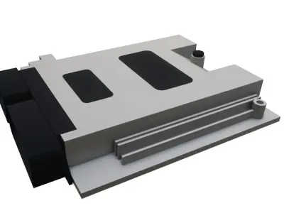 Basic ECU Free low-poly 3D model