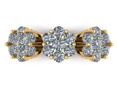 solitaire ring 3D model