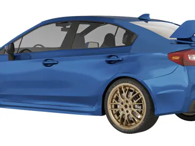 Subaru WRX STI 2019 3D model