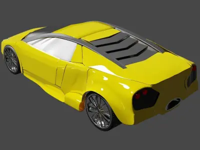 Dream car Concept 3D model