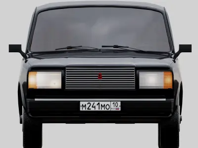 Lada2107 Low-poly 3D model