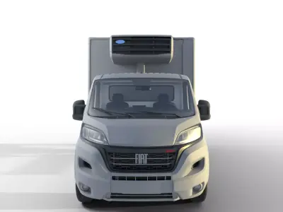 Refrigerated Delivery Truck 3D model