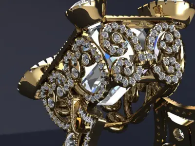 Royalty ring 3D print model