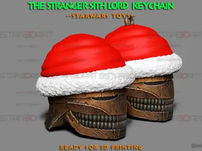 The Stranger Sith Lord keychain - Starwars Decoration 3D print model
