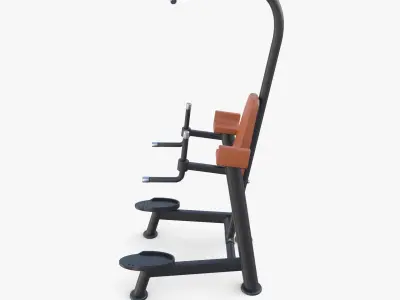 Chin up and dip station v1 3D model