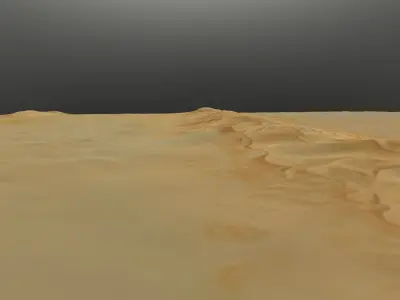 Sand Dunes Northern Africa Free 3D model