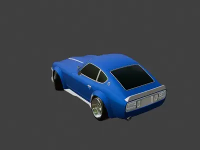 Datsun 280Z Low-poly 3D model