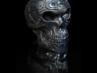 3-Pack- 30 Percent Skulls 3D print model