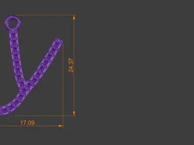 Diamond y Pendant Gold Silver Platinum Luxury Jewelry 3D print model