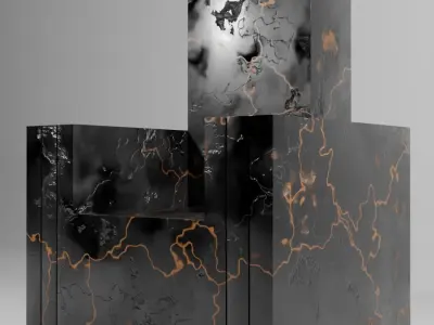 KDA throne  Free low-poly 3D model