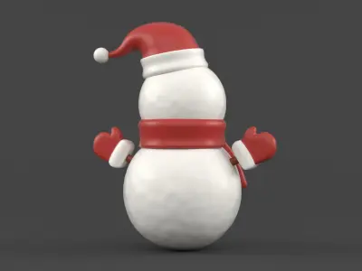 Snowman 3D model