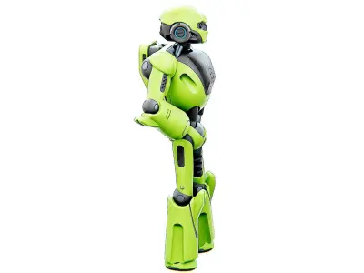 ANDROID KOSMO-C Rigged for Unreal Engine - Unity - MIXAMO 3D model