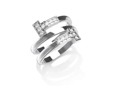 Tiffany Ring 3D print model buy