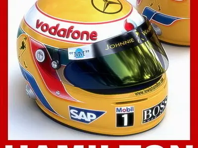 F1 2008 Helmets 3D model