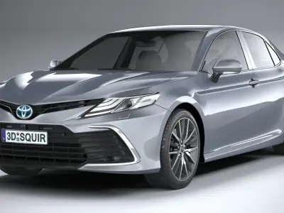 Toyota Camry Hybrid SE 2021 3D model