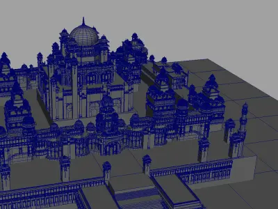 fort 3d model castle 3D model