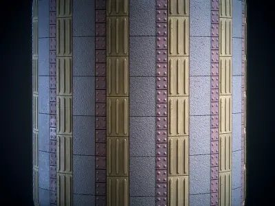 Stone Floor Material - VOL 14 - Maps - SBsar Texture