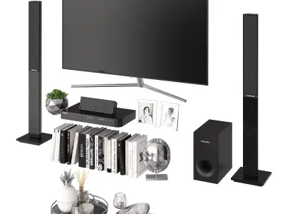 Living Room Silver 3D model