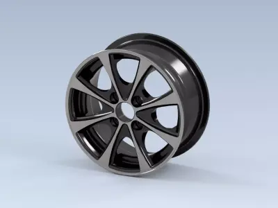 13 inch Rim 3D model