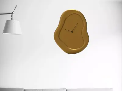 Wall clock 60 cm 3D print model