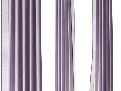 Curtains 10 3D model