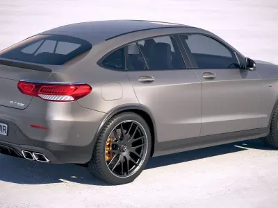 Mercedes-Benz GLC63 S AMG Coupe 2020 3D model