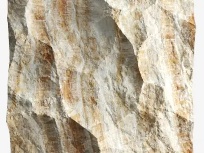 211-RockPanel sandstone rock texture 3D model