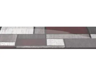 Contemporary Rug - Mid-Century Modern Area Carpet or Rug 3D model