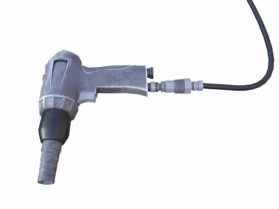 Air Pressure Gun Low-poly 3D model