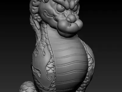 Cute beast decors 3D print model