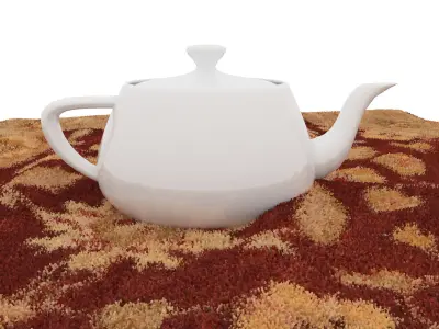 Rugs No 11 Low-poly 3D model