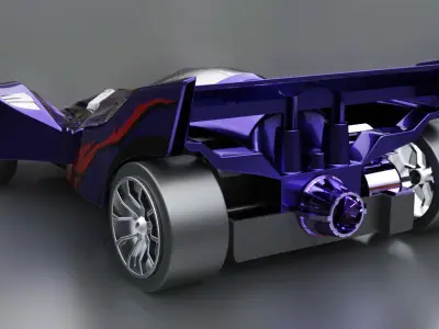 minicar toy 3D model