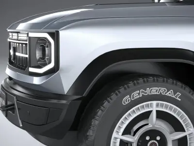 Generic Offroad EV v1 2022 LowPoly 3D model