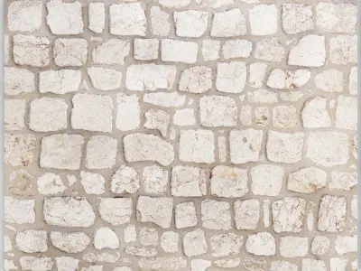 Collection of stone slate 3D model