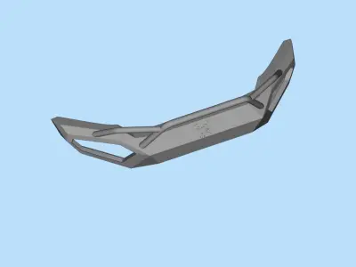 Printable STL Front Bumper Bullbar KITS Free 3D print model